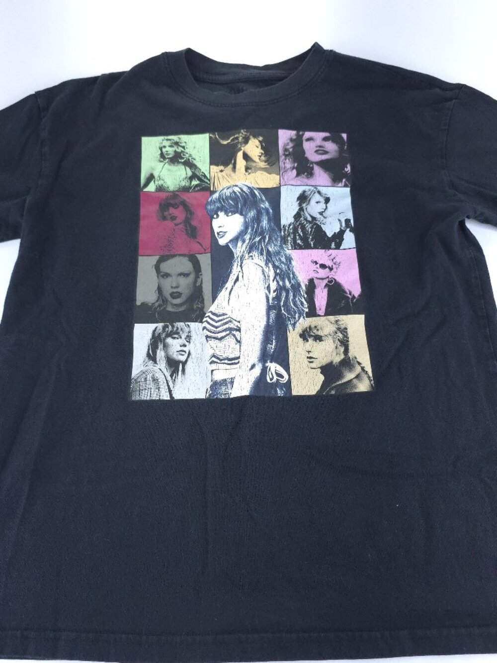 Taylor Swift The Eras Tour Shirt Black Concert Graphic Tee 2023 Album S